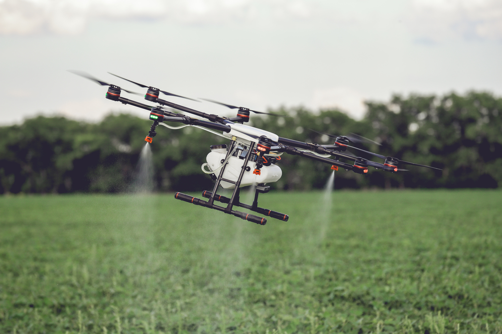 Drone Weeding Spray Robot