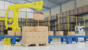 Role of palletizing robots in supply chain